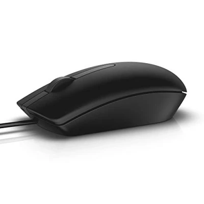 Immagine di Dell MS116 USB Wired Mouse MS116, Ambidextrous, Optical, 0JCYP0 (MS116, Type A, 1000 DPI, Black)