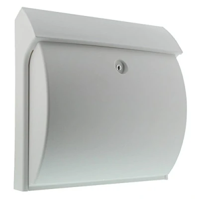 Immagine di Burg Wächter Classico 4931 W Cassetta Postale Compatta con Arresto di Apertura, Bianco