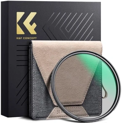 Immagine di K&amp;F Concept Nano X Pro 52mm Filtro Polarizzatore Circolare CPL con Frame in Ottone 36 Strati Rivestimento Vetro Ottico per Obiettivi