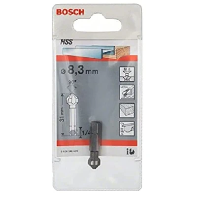 Immagine di Bosch Accessories Power Tools 2608596405 Svasatore conico 8.3 mm HSS 1/4 (6.3 mm) 1 pz.