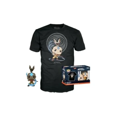 Immagine di Funko Pop! &amp; Tee: Avatar, Element Bending, (XL), Avatar: The Last Airbender, T Shirt, Maglietta, Vestiti con Figura in Vinile da Collezione, Idea Regalo, Giocattoli e Top a Maniche Corte