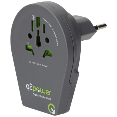Immagine di q2 Power 1 1.00200 TH Adattatore da viaggio