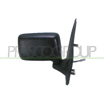 Immagine di Specchietto retrovisore esterno Prasco FD0467103 Dx nero manuale regolabile dall&#039;interno, Regolazione:tiranteria, convesso FORD: FIESTA 3