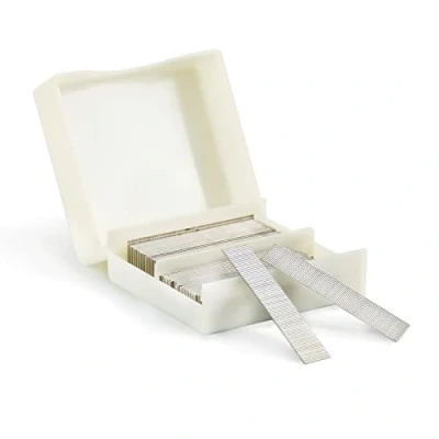 Immagine di KIMSING P612SS Chiodi in acciaio inox, 23 gauge 9.000 pezzi/cartone, lunghezza 12 mm, senza testa per chiodatrici ad aria compressa e pinne Air Power Pinner