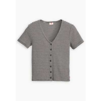 Immagine di Levi&#039;s MUSE TEE Tshirt con stampa, Donna, Taglia: XL, Vanilla stripe caviar