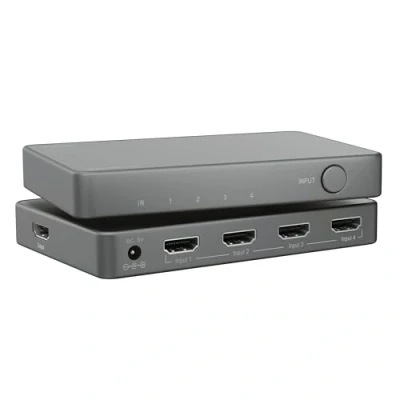 Immagine di Switch HDMI 4K120Hz Marmitek AS48 8K 2.1 Gaming HDR 4 ingressi / 1 uscita 4K120 Funzioni PS5 e XBox 48 Gbps ALLM VRR Dolby Digital HDCP Ciabatta