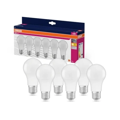 Immagine di OSRAM 4058075845640 LED (monocolore) ERP F (A G) E27 8 W = 60 Bianco caldo (Ø x A) mm 6 pz.