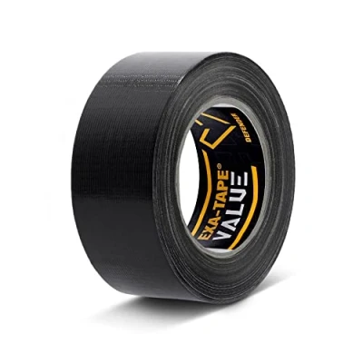 Immagine di DEFENDER by Adam Hall EXA TAPE VALUE B 50 DTEXAVB50 Nastro adesivo Nero (lucido) (L x L) m mm 1 pz.