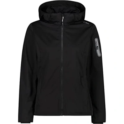 Immagine di CMP Giacca in light softshell da donna con cappuccio removibile, Nero, 52
