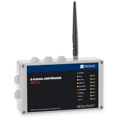 Immagine di H Tronic HT200E Ricevitore senza fili 8 canali Frequenza 868.35 MHz, 869.05 869.55 MHz 12 V Raggio di azione Max. (campo libero) 200 m