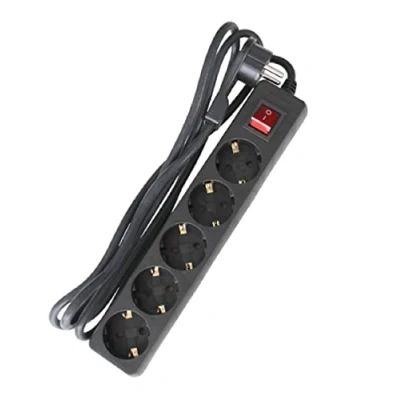 Immagine di AS Schwabe 11394 Multipresa con interruttore Nero Schuko 1 pz.
