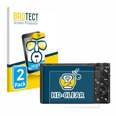 Immagine di brotect Pellicola Protettiva per Sony Cyber Shot DSC RX100 VII Protezione Schermo (2 Pezzi) [Trasparente, Anti Impronte]