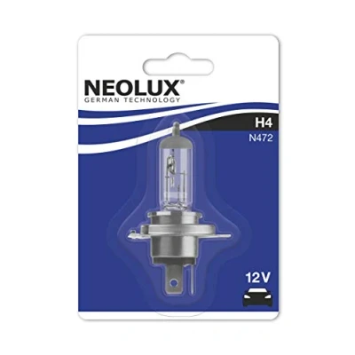 Immagine di NEOLUX N472 01B Lampadina, faro di profondità H4 12V 60 / 55W 3200K Alogeno FIAT: 500X, Panda II Hatchback, III FORD: FIESTA 6