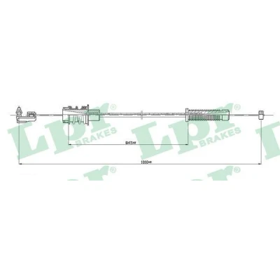 Immagine di LPR C0145A Cavo Acceleratore
