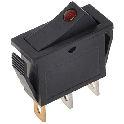 Immagine di IWH 19029 Interruttore On Off rot 12 V 10 A 1 pz.