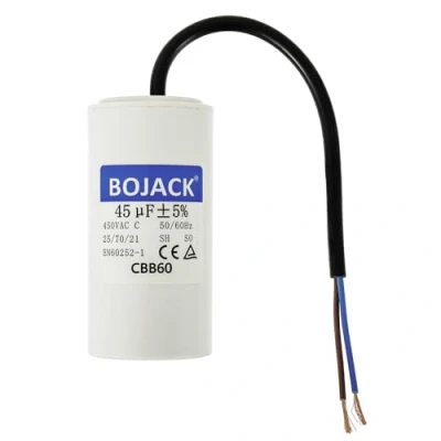 Immagine di BOJACK CBB60 45uf 450V 50/60Hz condensatore di Avviamento, SH Condensatori, Capacitor, soppressione con filo