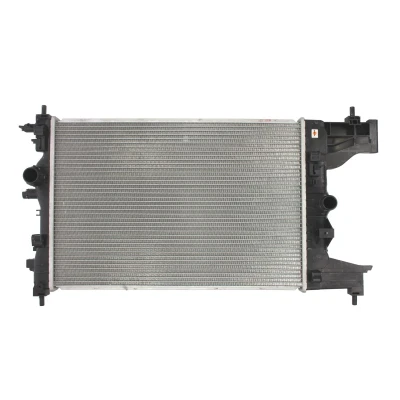 Immagine di NRF 53155 Radiatore motore Alluminio 580 382 16 con foro per sensore Alette di raffreddamento saldate OPEL: Zafira B, C Tourer