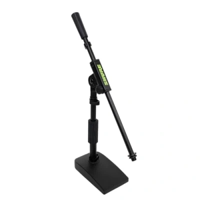 Immagine di Shure by Gator, Asta Microfonica Compatta e a Basso Profilo con Braccio Sezione Singola; (SH DESKTOP2)