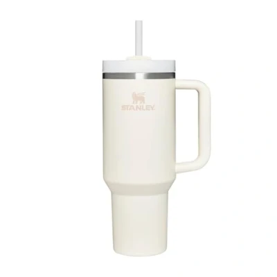 Immagine di Stanley Quencher H2.0 FlowState Borraccia con Cannuccia 1.2L Freddo per 11 Ore Ghiaccio 48 Senza BPA Tazza Termica Manico Cream Tonal