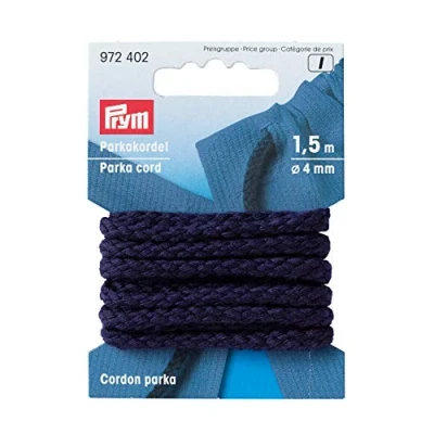 Immagine di Prym Parka, 4 mm, 1,5 m, Colore: Blu Navy