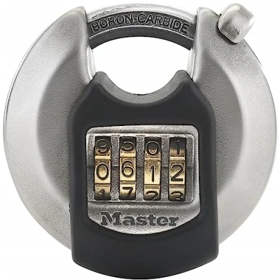 Immagine di Master Lock M40EURDNUM Lucchetto Argento, Nero