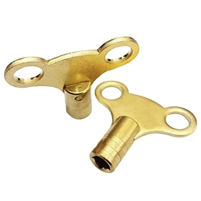 Immagine di WZ Chiave di spurgo per radiatore, valvola del radiatore e sfiato dell&#039;aria, in ottone massiccio, confezione da 2