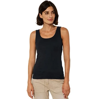 Immagine di Cecil TOP IN Unifarbe Top, Donna, Taglia: Small, Schwarz