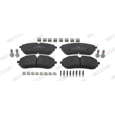 Immagine di FERODO Kit pastiglie freno predisposto per visualizzazione avviso usura con accessori FDB5461 LAND ROVER: Discovery Sport, Range Rover Evoque