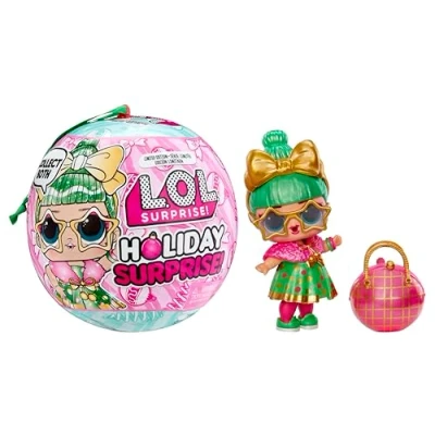 Immagine di L.O.L. Surprise! Holiday Tinsel Include una bambola da Collezione, 8 Sorprese, Bambole Collezione a tema Festivo, Edizione Limitata età 3+