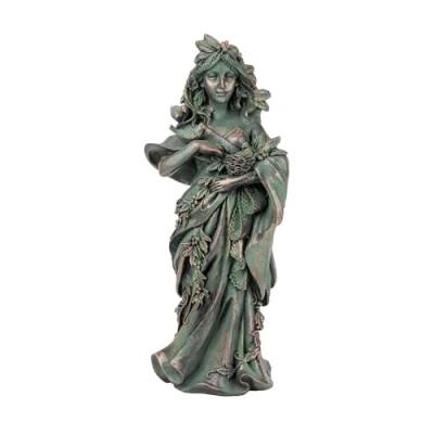 Immagine di Design Toscano NG31497 Madre Natura, Statua Fanciulla della Foresta, Multicolore