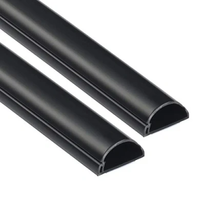 Immagine di D Line 1D3015B 2PK, Passacavi, Canalina Tubo Copricavi, Passacavi Pavimento 30 x 15 mm 2x 1 m Lunghezza (2 metri) Nero