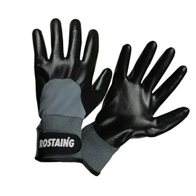 Immagine di Rostaing Carpro/IT10 Guanti speciale Piastrelle Impermeabile palmo e dito, Arancione/Nero, 10