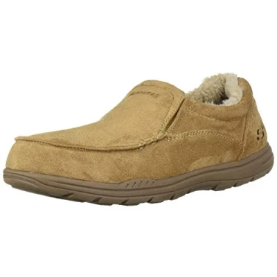 Immagine di Skechers Previsto X Slipper, Pantofole Uomo, Marrone Chiaro, 41 EU