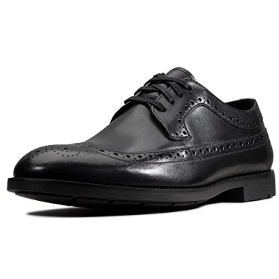 Immagine di Clarks Ronnie Limit 2614, Scarpe Stringate Derby Uomo, Black, 44 EU