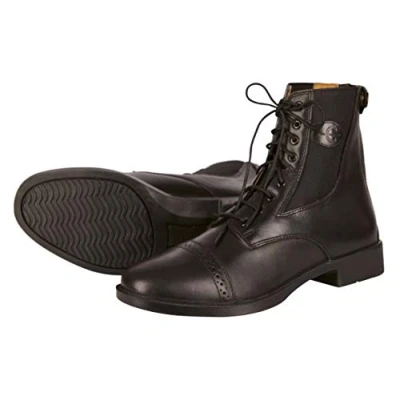 Immagine di Kerbl, Stivaletti stringati da equitazione, in pelle, Unisex adulto, Nero (Schwarz (schwarz; 19 0303)), 39