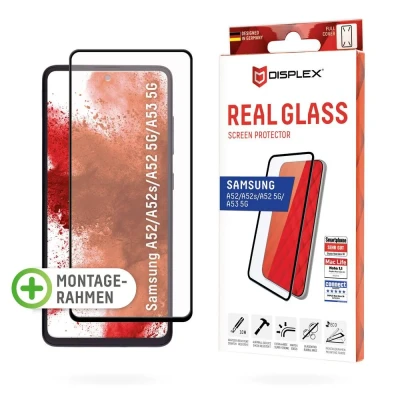 Immagine di DISPLEX Real Glass FC Vetro di protezione per display Samsung Galaxy A52, A52s 5G, A53 5G 1 pz. antigraffio, Anti impronta 01390