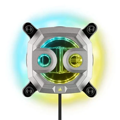 Immagine di Corsair Hydro X Series XC7 RGB Waterblock per CPU Intel/AMD (1200/AM4) Argento