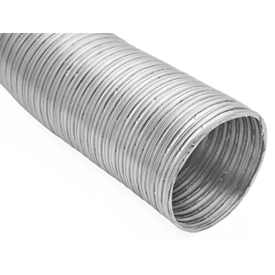 Immagine di H&amp;C VENT tubo flessibile in alluminio 150 mm Diametro HVAC 1,5 m Lunghezza max Condotto Aria Ventilazione Flex Pantaloni Scarico Uscita Calda Elemento Sistema