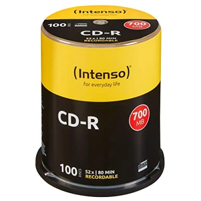 Immagine di Intenso 1001126 CD R 80 vergine 700 MB 100 pz. Torre