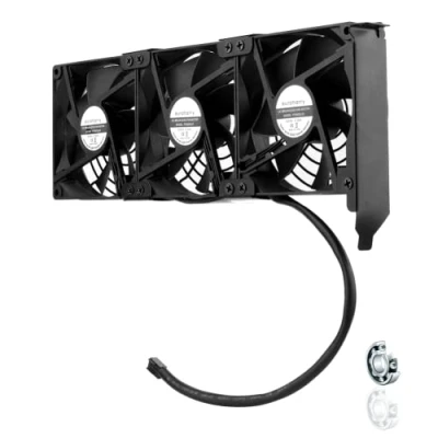 Immagine di euroharry 3 x 92 mm 2pin Scheda grafica Ventola migliorata, PCI Ventola, Supporta la porta SYS_FAN， Per gtx 1080ti，gtx1060，rtx 3080ti ...