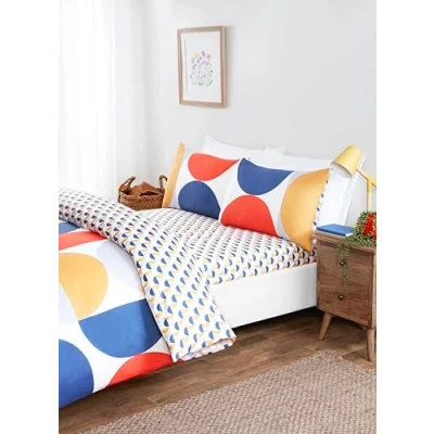 Immagine di Rapport Home Baltimore Set di biancheria da letto in microfibra per singolo, reversibile, lenzuolo con angoli e federe abbinate