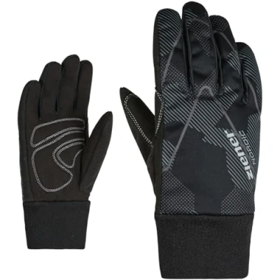 Immagine di Ziener Unico Junior Glove, Guanti per Sci di Fondo, Nordic e Crosscountry, Antivento, Traspiranti, Soft Shell Bambini, Grigio Inchiostro Mimetico, XL