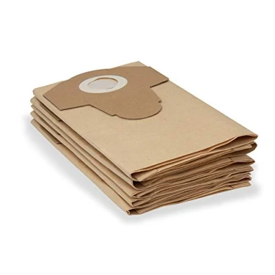 Immagine di FixedByU, sacchetti per filtro, di carta, 20 l, set da 5 pezzi, adatti aspirapolvere a secco e umido, Einhell TC VC 1820, 1815, 1825 altri