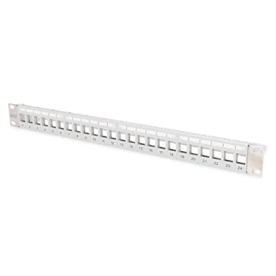 Immagine di Digitus Patch Panel 24 Porte Patchpanel di rete 483 mm (19) Non classificata 1 U Nero