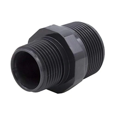 Immagine di VARIOSAN Nipplo riduttore 14061, 3/4&quot; x 1/2&quot; AG/AG, PVC U, 10 bar