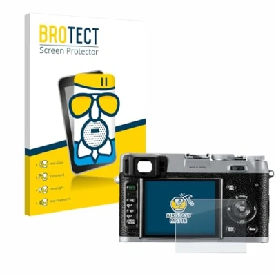 Immagine di brotect Pellicola Vetro Opaca per Fujifilm FinePix X100 Protezione Schermo [Anti Riflesso, Durezza 9H]