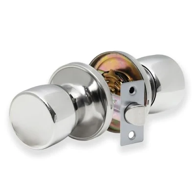 Immagine di XFORT Set Pomelli Di Passaggio, Maniglia Per Porte Design Tulip Interne, Ideale Stanze Che Non Necessitano Chiusura Come Corridoi, Salotti, Cucine E Ripostigli (Cromo lucido)