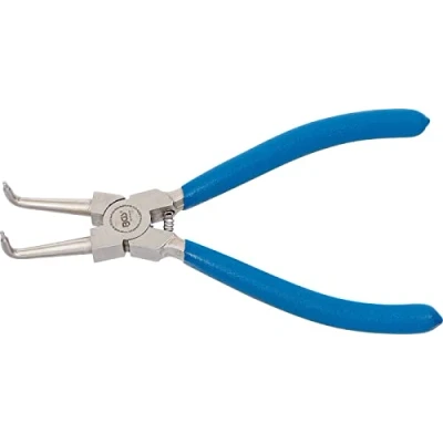 Immagine di BGS 447 4 pinza ad anelli elastici angolata per interni 175 mm seeger antiscivolo