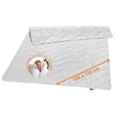 Immagine di Trapunta leggera per bambini di seta Sleepling 194449 P Nature 100% tussah, colore bianco, Seta, 100 x 135
