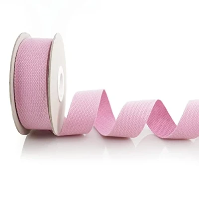 Immagine di Trimz 1905 10 40 18 Tessuto Resistente in Cotone, Rosa, 10m x 40mm